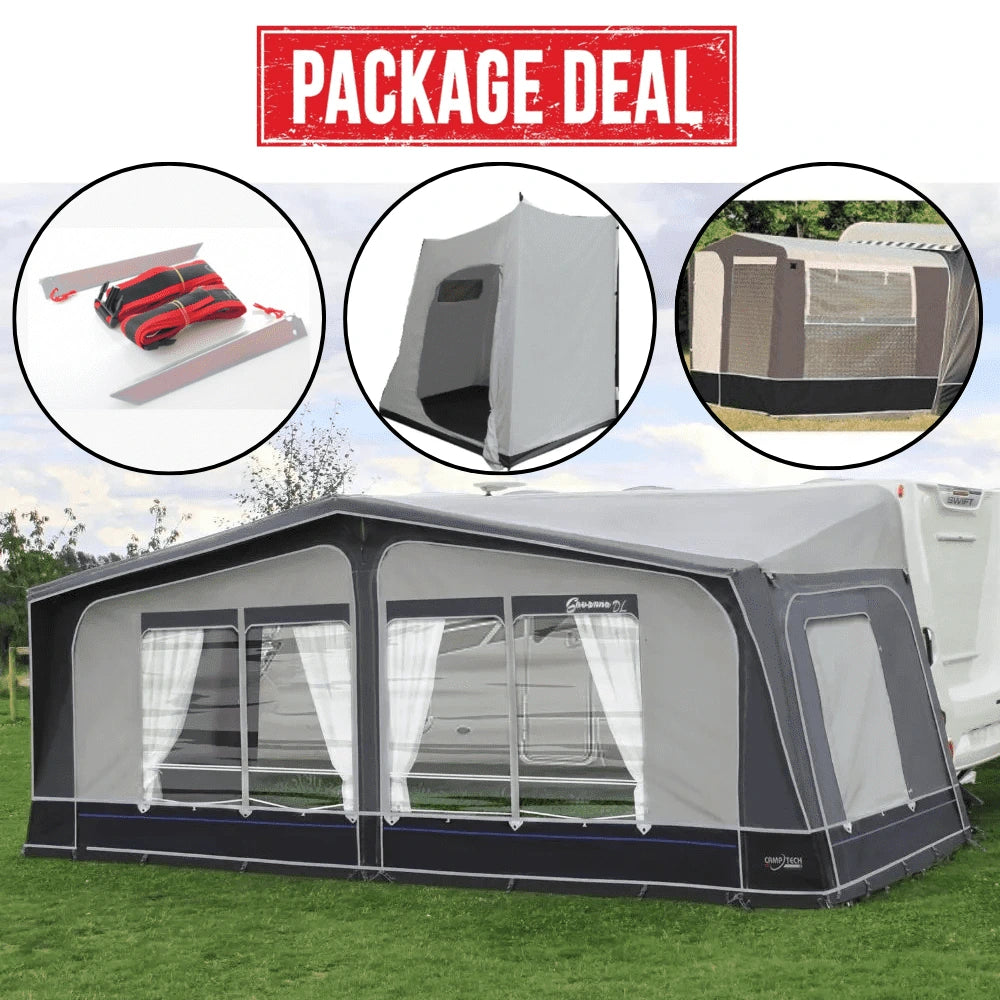 Camptech Savanna DL Seasonal Traditional Full Caravan Awning (2025) - Bundle Offer #2
