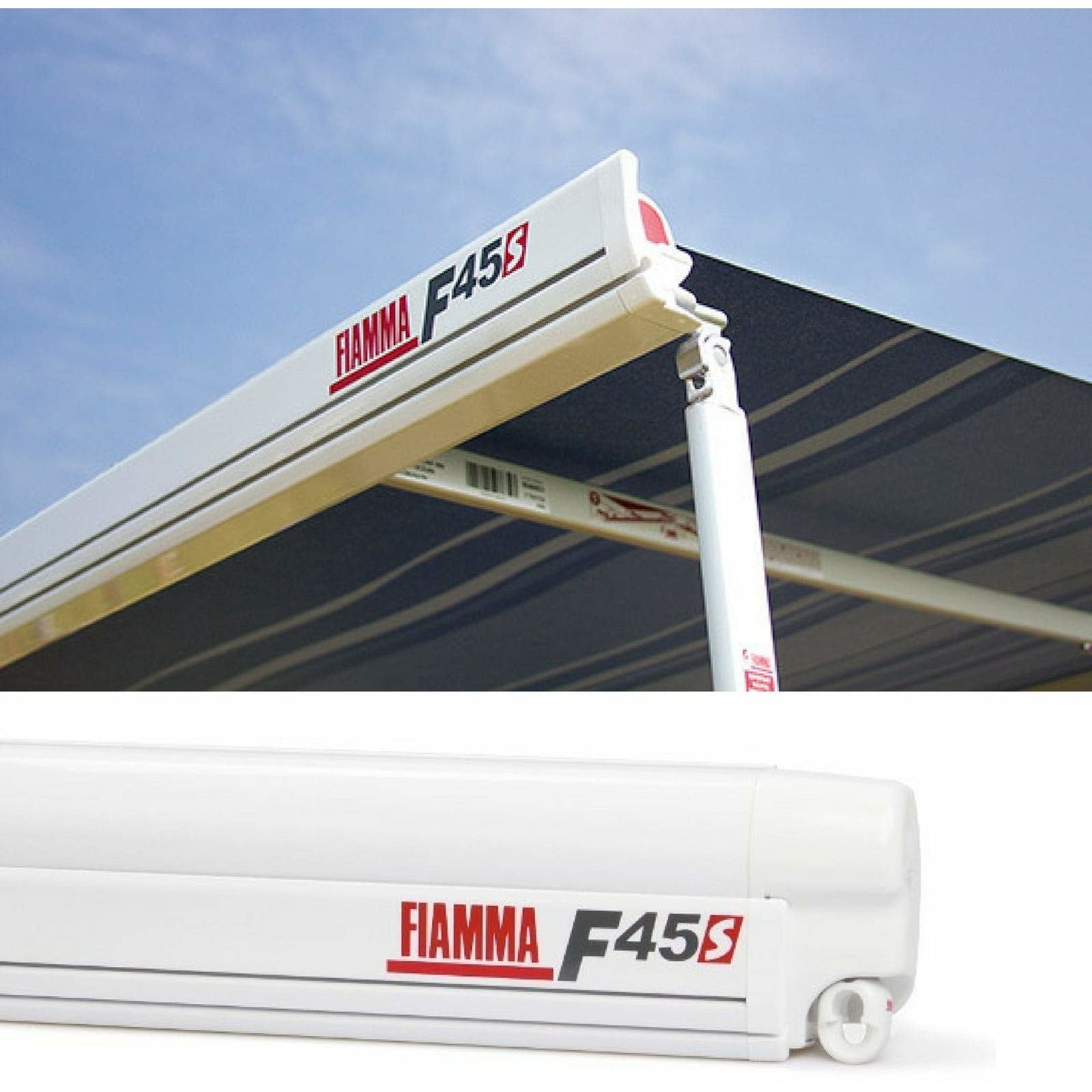 f45s markise Fiamma F45S Polar White Motorhome Awning