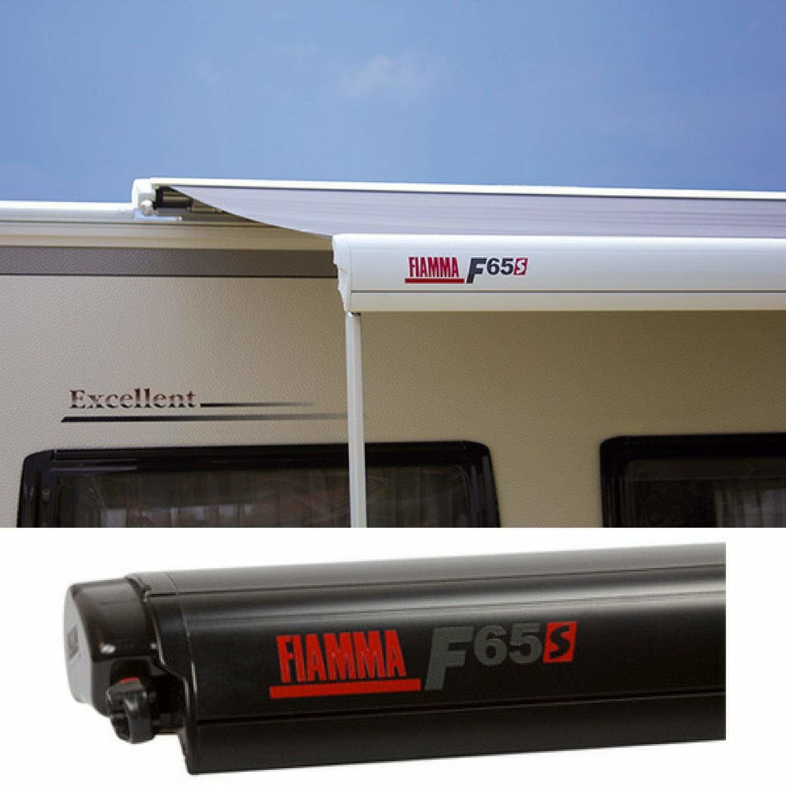 fiamma f65s markise Fiamma F65S Deep Black Motorhome Awning