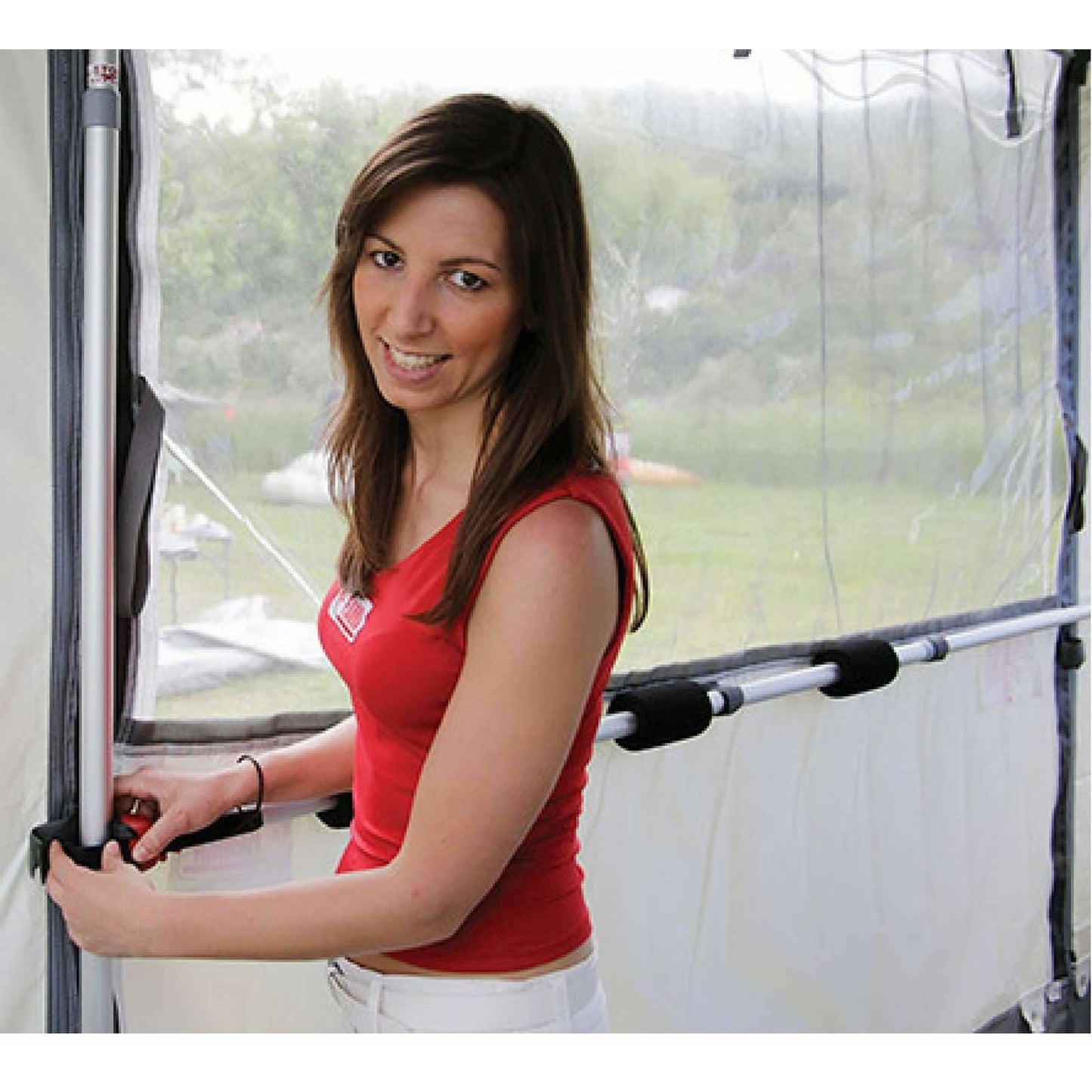 Fiamma Kit Magic Front Privacy Supporting Legs made by Fiamma. A Accessories sold by Quality Caravan Awnings