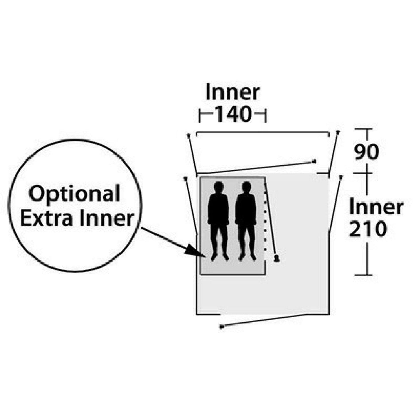 Outwell Daytona Air Tall Driveaway Awning (2018 Edition) - Quality Caravan Awnings