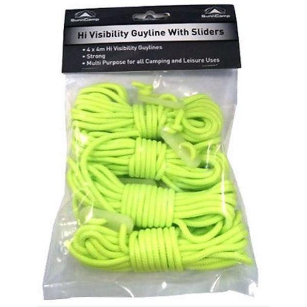 Sunncamp Guy Lines 4 x 4m Lengths - Quality Caravan Awnings