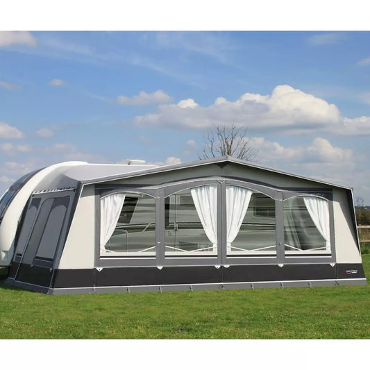 Camptech Buckingham DL 3m Seasonal Traditional Full Caravan Awning + Free Storm Straps (2024)