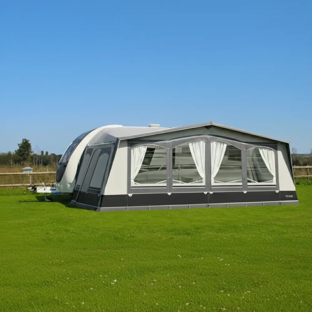 Camptech Buckingham DL 3m Seasonal Traditional Full Caravan Awning (2025) + Free Storm Straps Free Carpet
