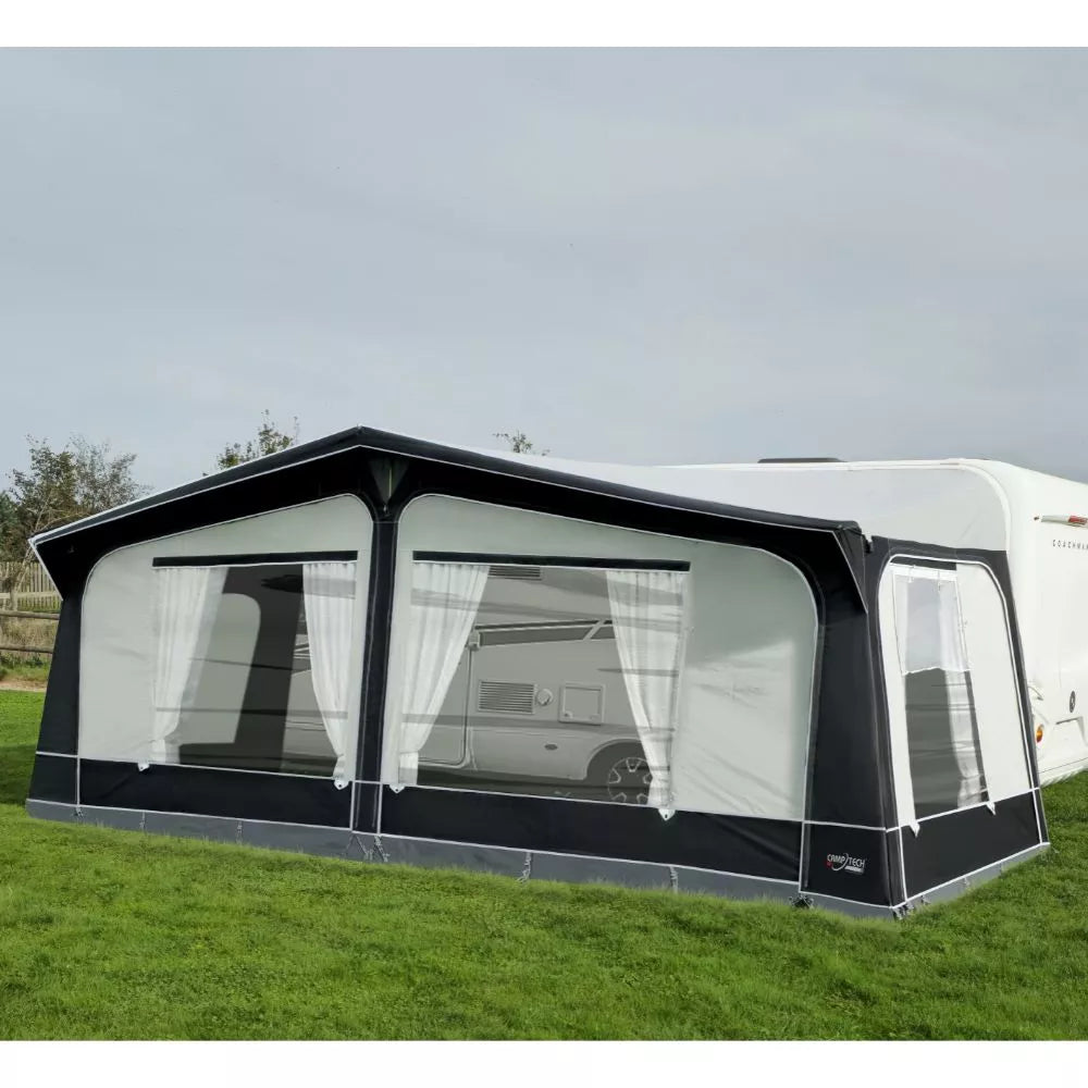 Camptech Cayman Grey Touring Poled Caravan Awning + Free Storm Straps (2026)