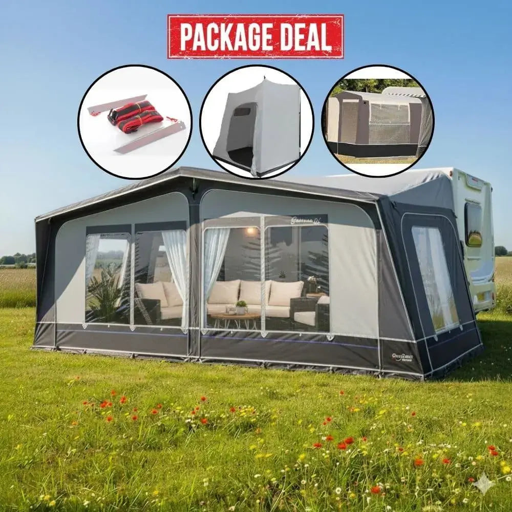 Camptech Savanna DL Seasonal Traditional Full Caravan Awning (2025) - Bundle Offer #2