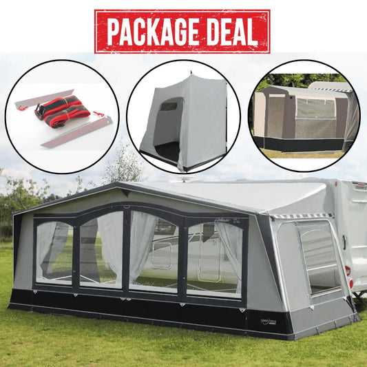 Camptech Atlantis DL Seasonal Traditional Full Caravan Awning (2025) - Bundle Offer #2