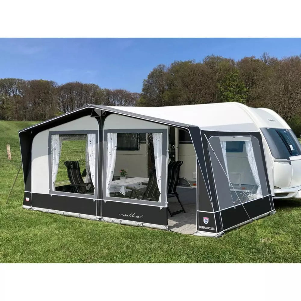 Walker Dynamic 250 All Season Full Caravan Awning (2024) + Free Straps