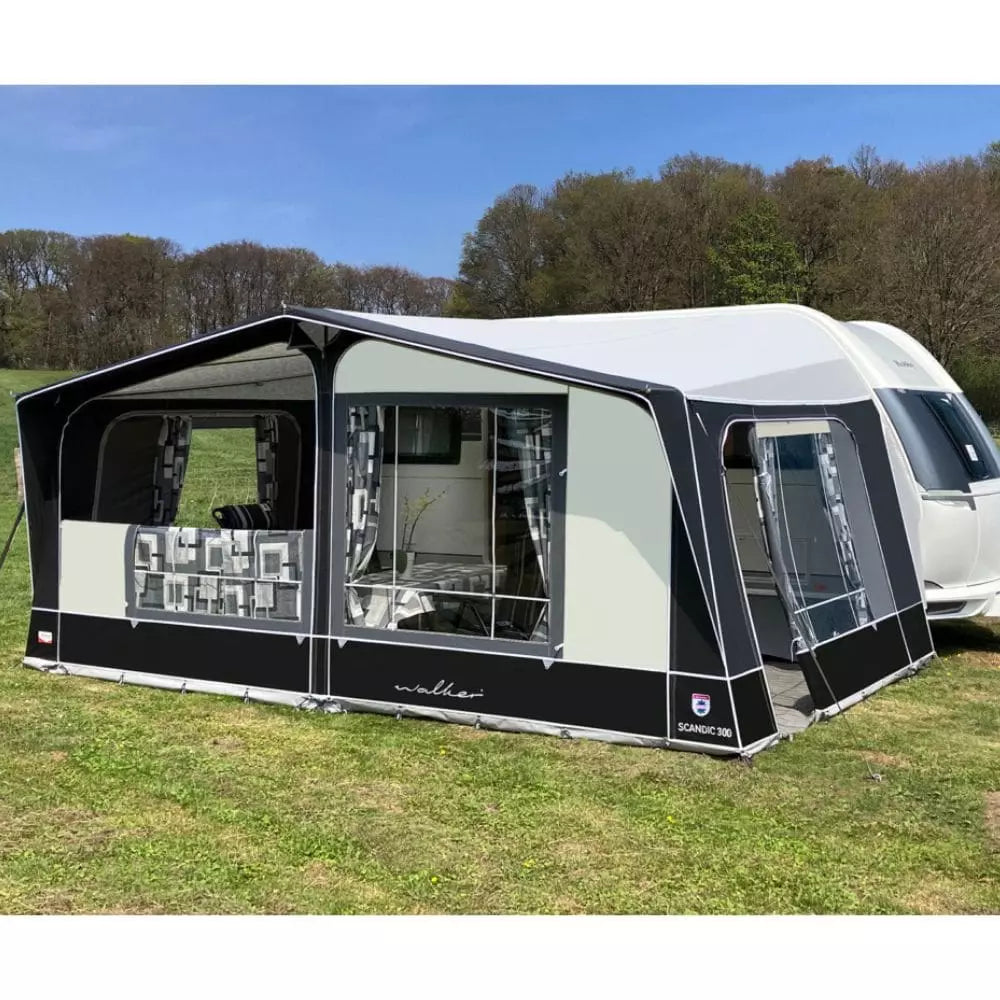 Walker Scandic 300 All Season Full Caravan Awning (2024) + Free Straps