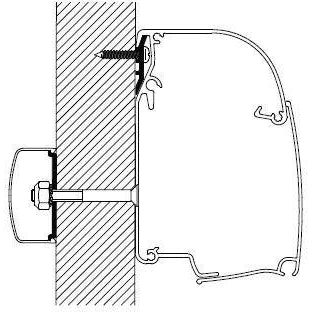 Thule Omnistor Universal Awning Rail Bracket 10 x 4.50m 309855 made by Thule. A Add-ons sold by Quality Caravan Awnings