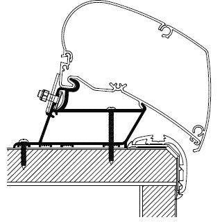 Thule Omnistor Malibu Roof Awning Adapter 308078 made by Thule. A Add-ons sold by Quality Caravan Awnings