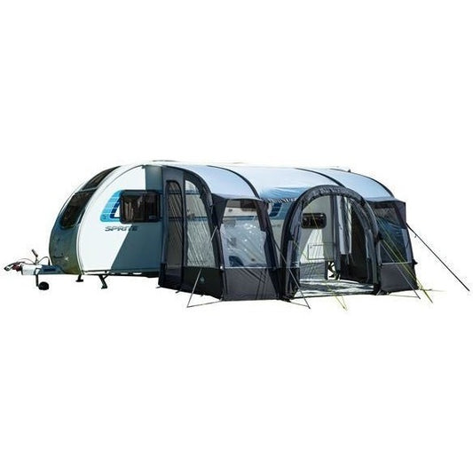Royal Loxley Air 390 Inflatable Awning (Grey) + Free Storm Straps - Quality Caravan Awnings