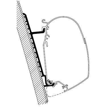 Thule Omnistor Ducato H3 Wand Awning Adapter ( 3 pcs.) 309999 made by Thule. A Add-ons sold by Quality Caravan Awnings