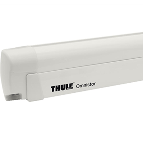 THULE Omnistor 8000 Awning - Cream White Ral 9002 + Storm Straps made by Thule. A Caravan Awning sold by Quality Caravan Awnings