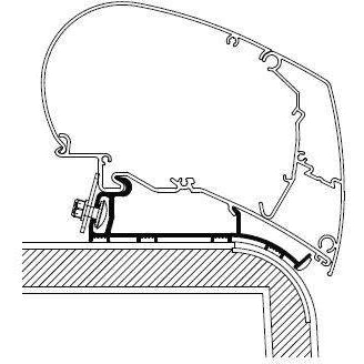 Thule Omnistor Hymer 2013 Nova Roof Awning Adapter 306951 made by Thule. A Add-ons sold by Quality Caravan Awnings