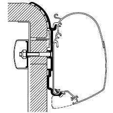 Thule Omnistor B¢€š¬‚ªrstner Series 5 Awning Adapter (Set of 3) 308025 made by Thule. A Add-ons sold by Quality Caravan Awnings