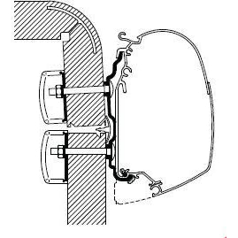 Thule Omnistor Hymer 2016 Awning Adapter 309985 made by Thule. A Add-ons sold by Quality Caravan Awnings