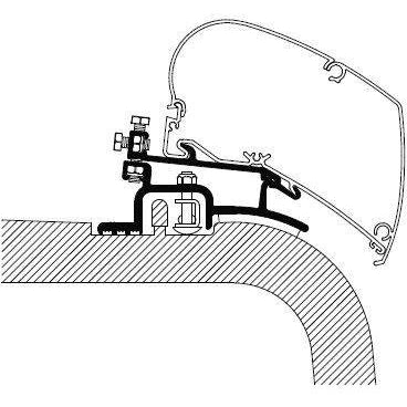 Thule Omnistor Ducato | Jumper | Boxer Awning Adapter Series 6 1994-2006 made by Thule. A Add-ons sold by Quality Caravan Awnings