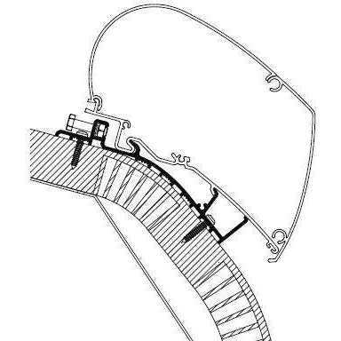 Thule Omnistor Carthago Awning Adapter Series 6 >2014 307250 made by Thule. A Add-ons sold by Quality Caravan Awnings