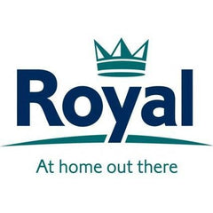 Royal Porch Awning 260 - Black/Silver + Free Storm Straps - Quality Caravan Awnings