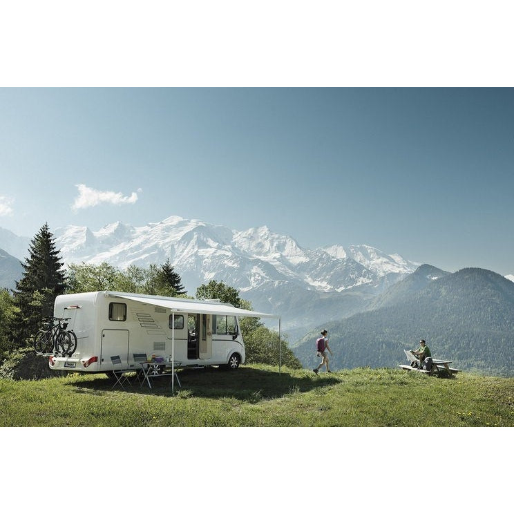 thule markise omnistor 8000 THULE Omnistor 8000 Awning White Motorised (220V Motor) – Quality Caravan Awnings