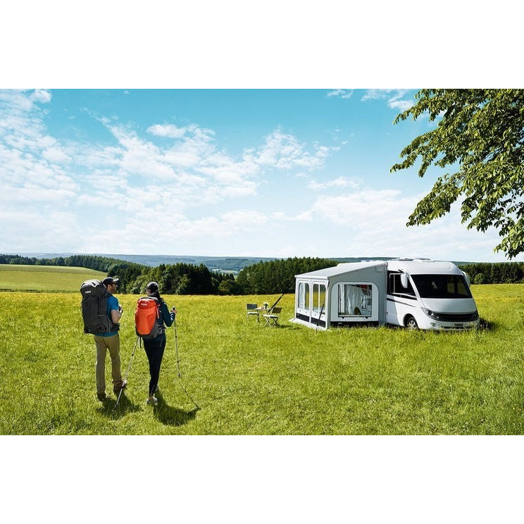 Thule Panorama Omnistor 6200/6002 Ducato Awning Tent made by Thule. A Thule Awning Tent sold by Quality Caravan Awnings