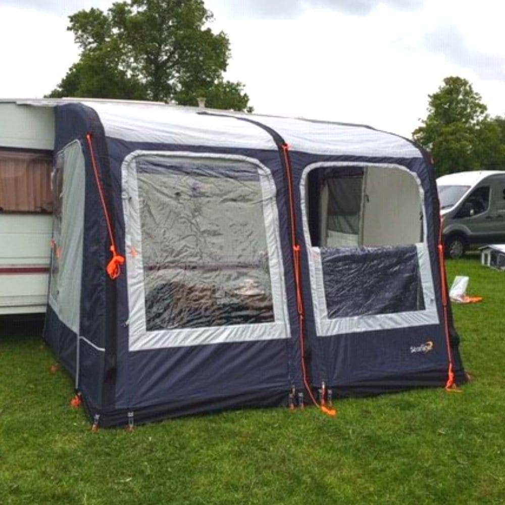 Camptech Starline 260 Blue Inflatable Air Porch Caravan Awning + FREE Straps (2019)