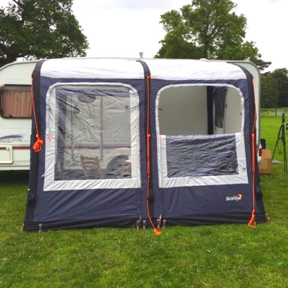 Camptech Starline 260 Blue Inflatable Air Porch Caravan Awning + FREE Straps (2019)