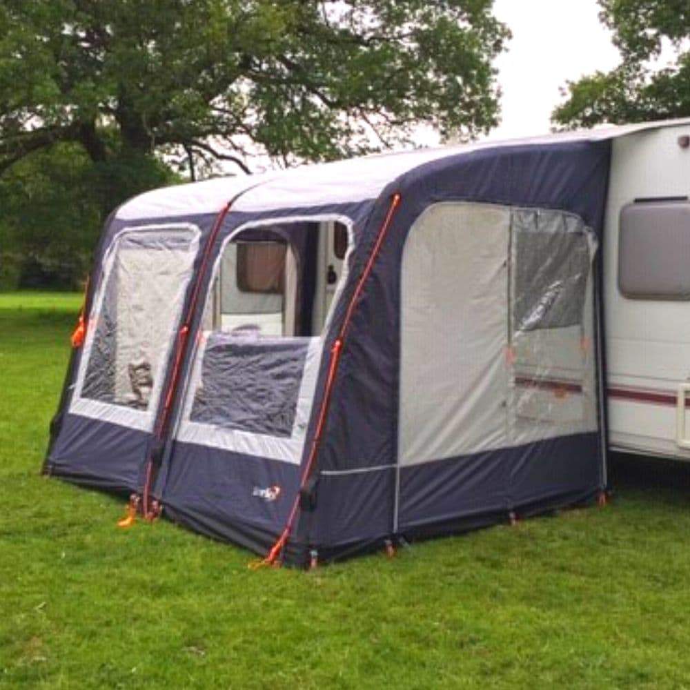 Camptech Starline 300 Blue Inflatable Air Porch Caravan Awning + FREE Straps (2019)