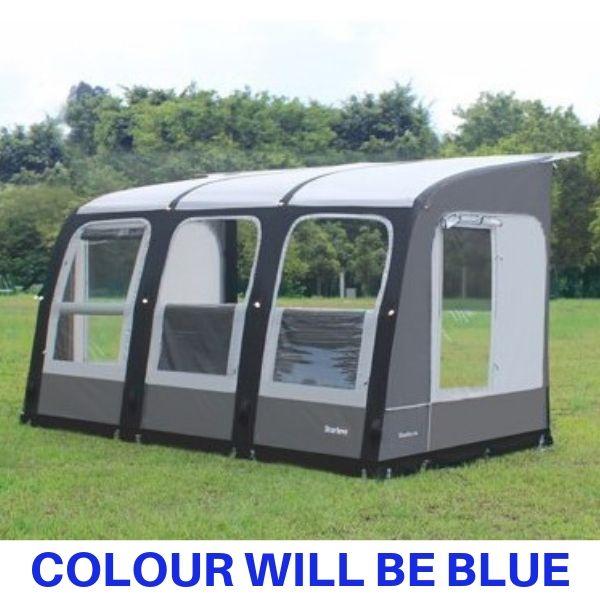 Camptech Starline 390 Blue Inflatable Air Porch Caravan Awning + FREE Straps (2019)