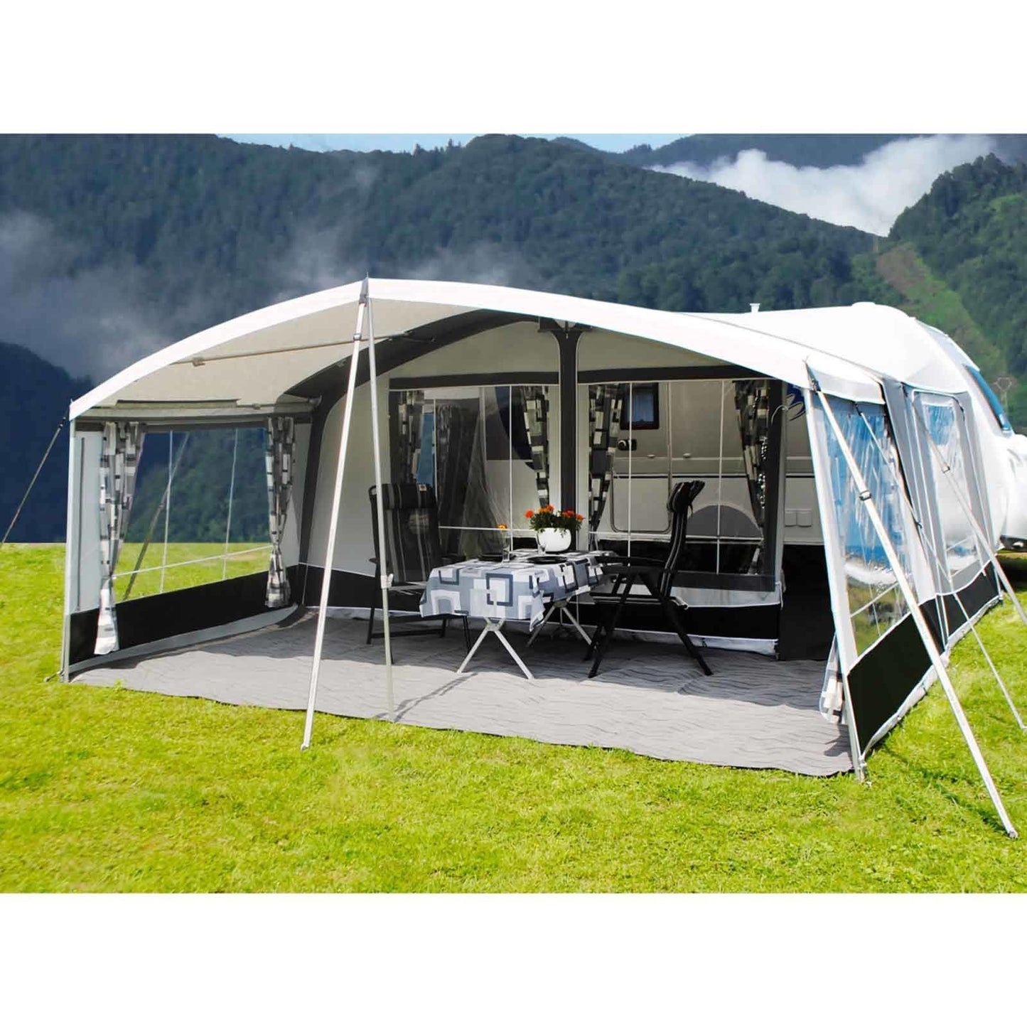 Walker Ellips 280 Caravan Awning (2018) + Free Storm Straps - Quality Caravan Awnings