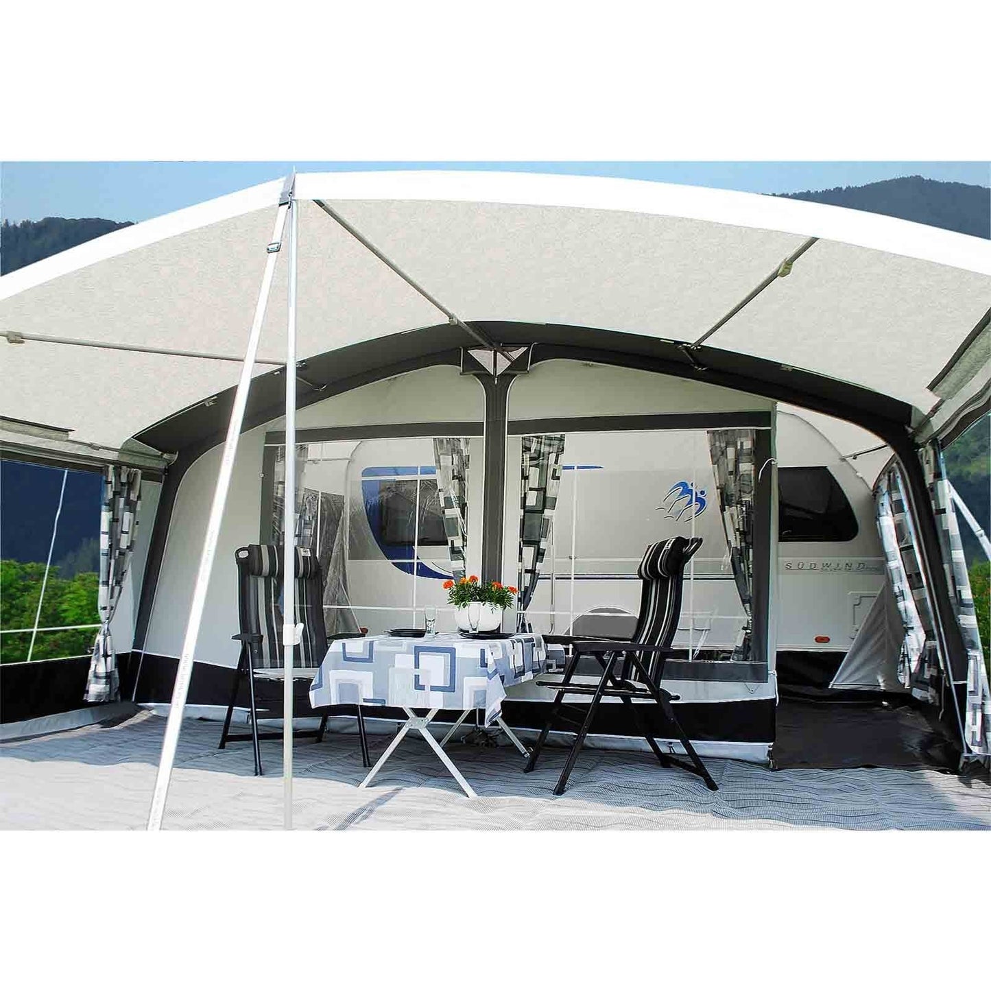 Walker Ellips 280 Caravan Awning (2018) + Free Storm Straps - Quality Caravan Awnings