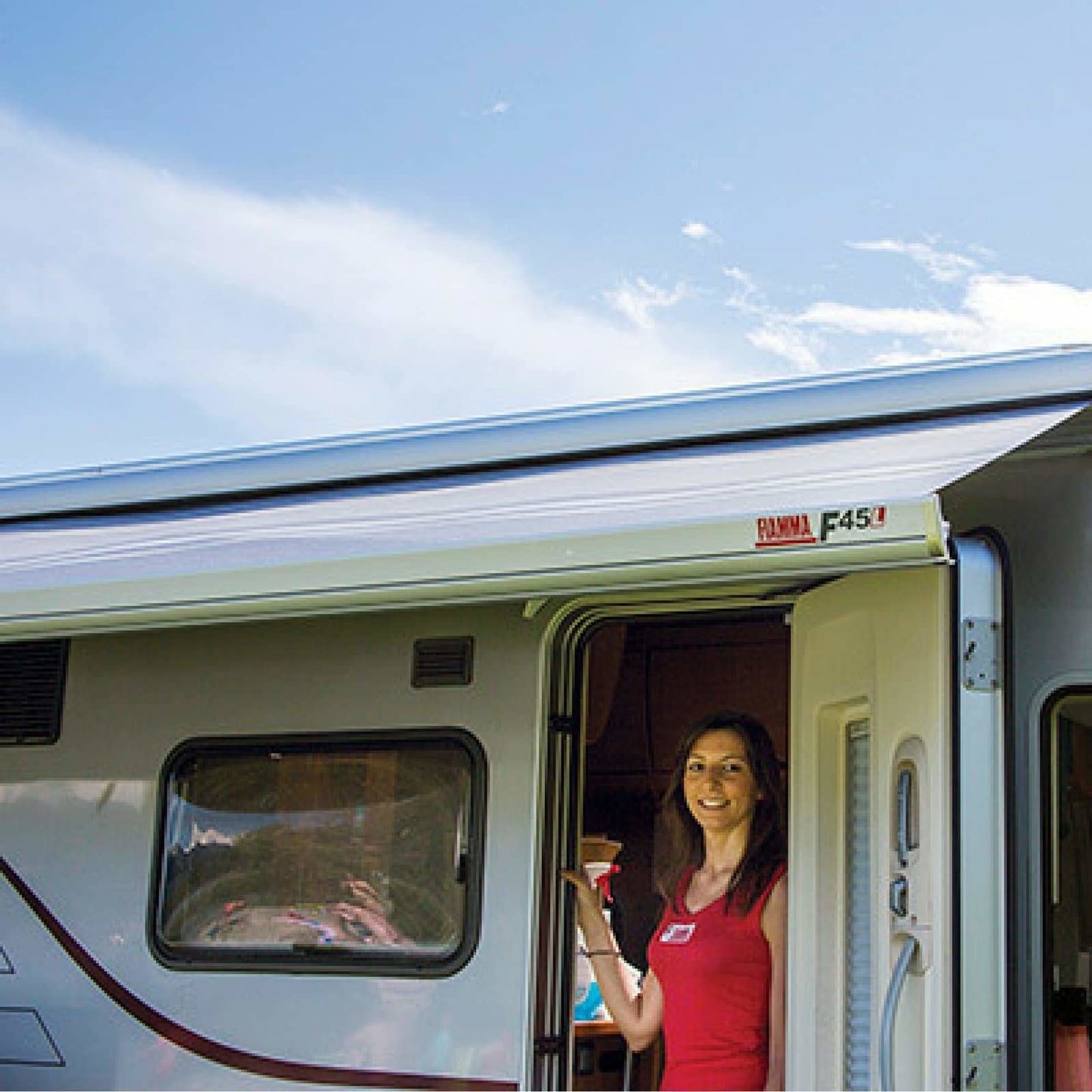 Fiamma 12V Polar White Awning Motorization Kit made by Fiamma. A Motorhome Awnings sold by Quality Caravan Awnings