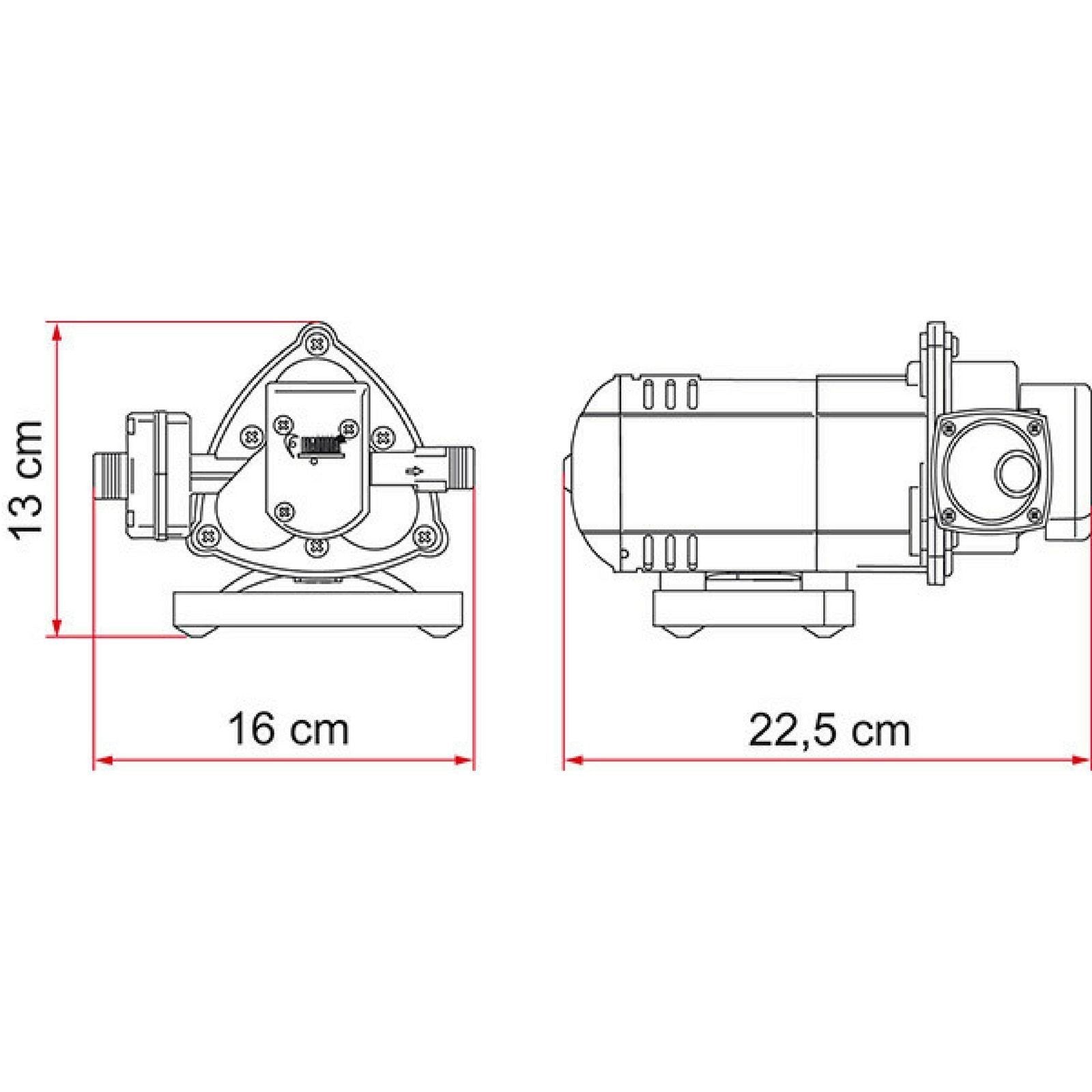 Fiamma Aqua 8 Water Pump made by Fiamma. A Add-ons sold by Quality Caravan Awnings