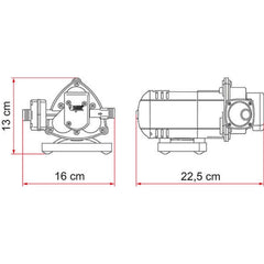 Fiamma Aqua 8 Water Pump made by Fiamma. A Add-ons sold by Quality Caravan Awnings
