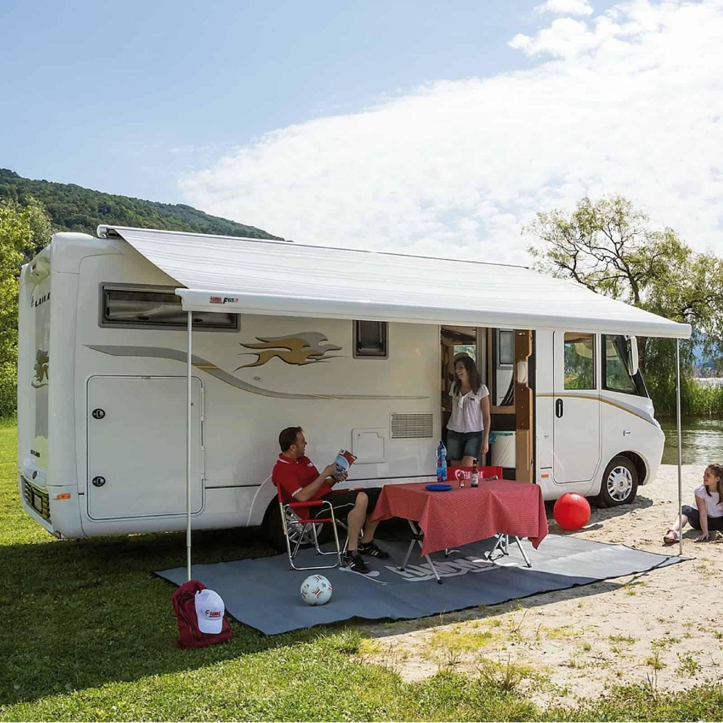 Fiamma F65L Titanium Motorhome Awning made by Fiamma. A Motorhome Awnings sold by Quality Caravan Awnings