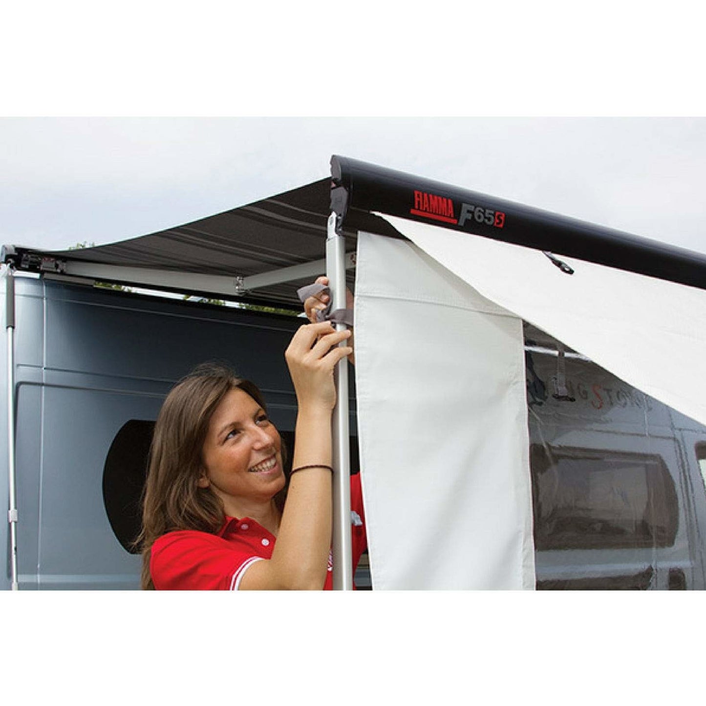 Fiamma F65S Deep Black Motorhome Awning made by Fiamma. A Motorhome Awnings sold by Quality Caravan Awnings