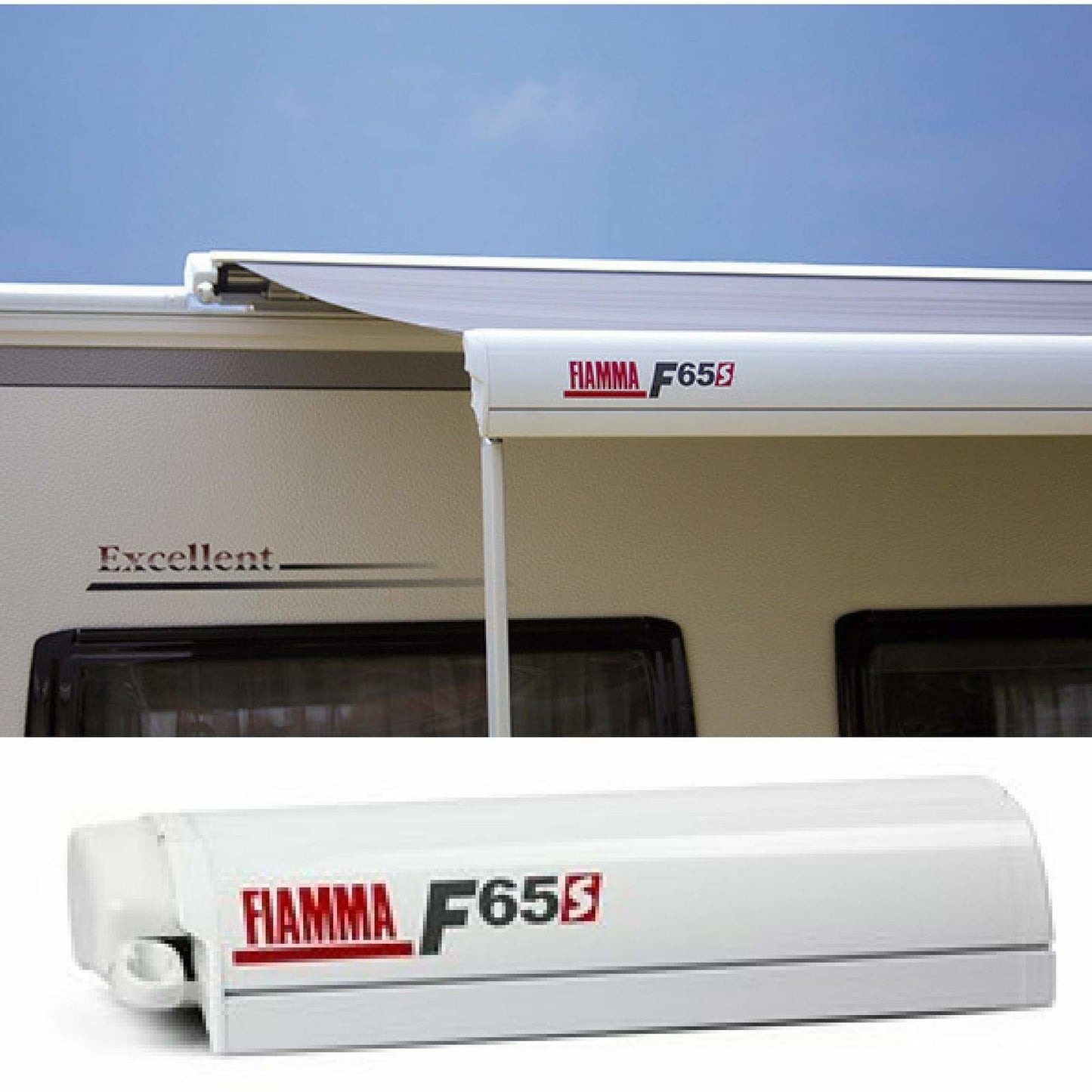 Fiamma F65S Polar White Motorhome Awning made by Fiamma. A Motorhome Awnings sold by Quality Caravan Awnings