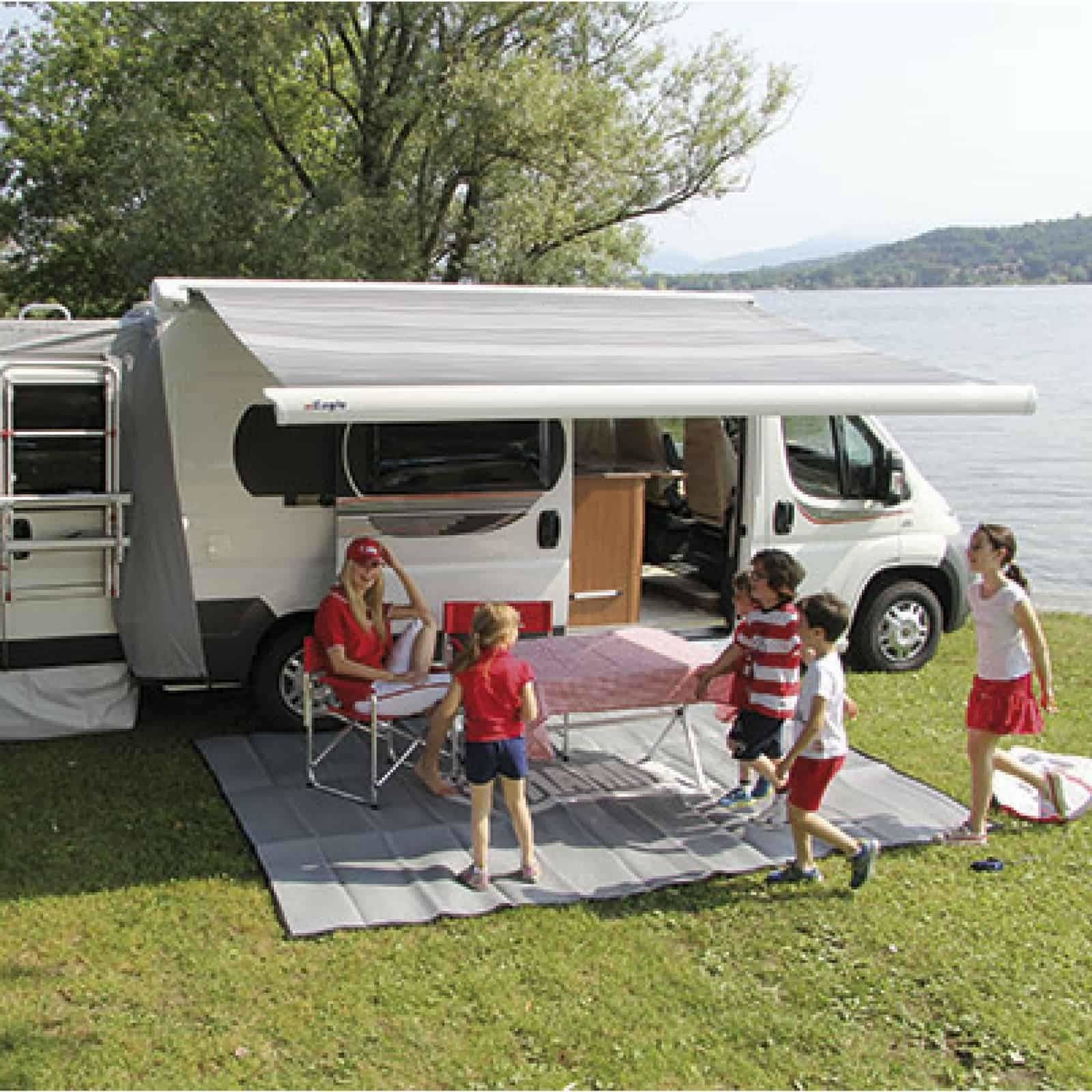 Fiamma F65 Eagle Ducato Polar White Automatic Motorhome Awning made by Fiamma. A Motorhome Awnings sold by Quality Caravan Awnings