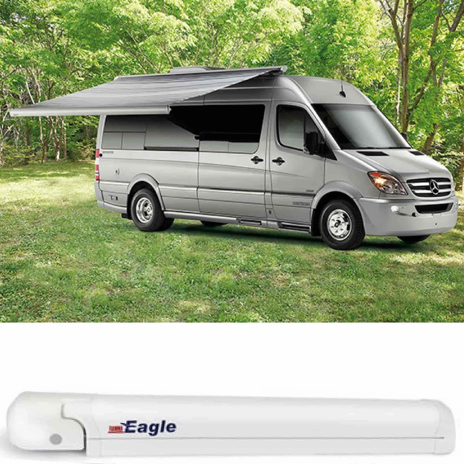 Fiamma F65 Eagle Polar White Automatic Motorhome Awning made by Fiamma. A Motorhome Awnings sold by Quality Caravan Awnings