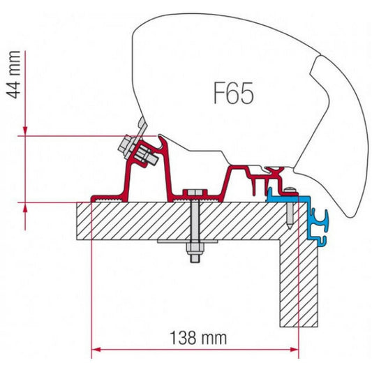 Fiamma Hobby Excellent Awning Adapter Kit made by Fiamma. A Awning Adapter sold by Quality Caravan Awnings