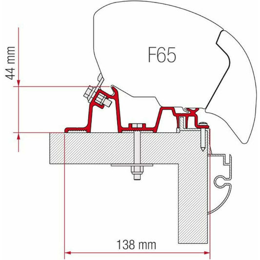 Fiamma Hobby Premium Awning Adapter Kit made by Fiamma. A Awning Adapter sold by Quality Caravan Awnings