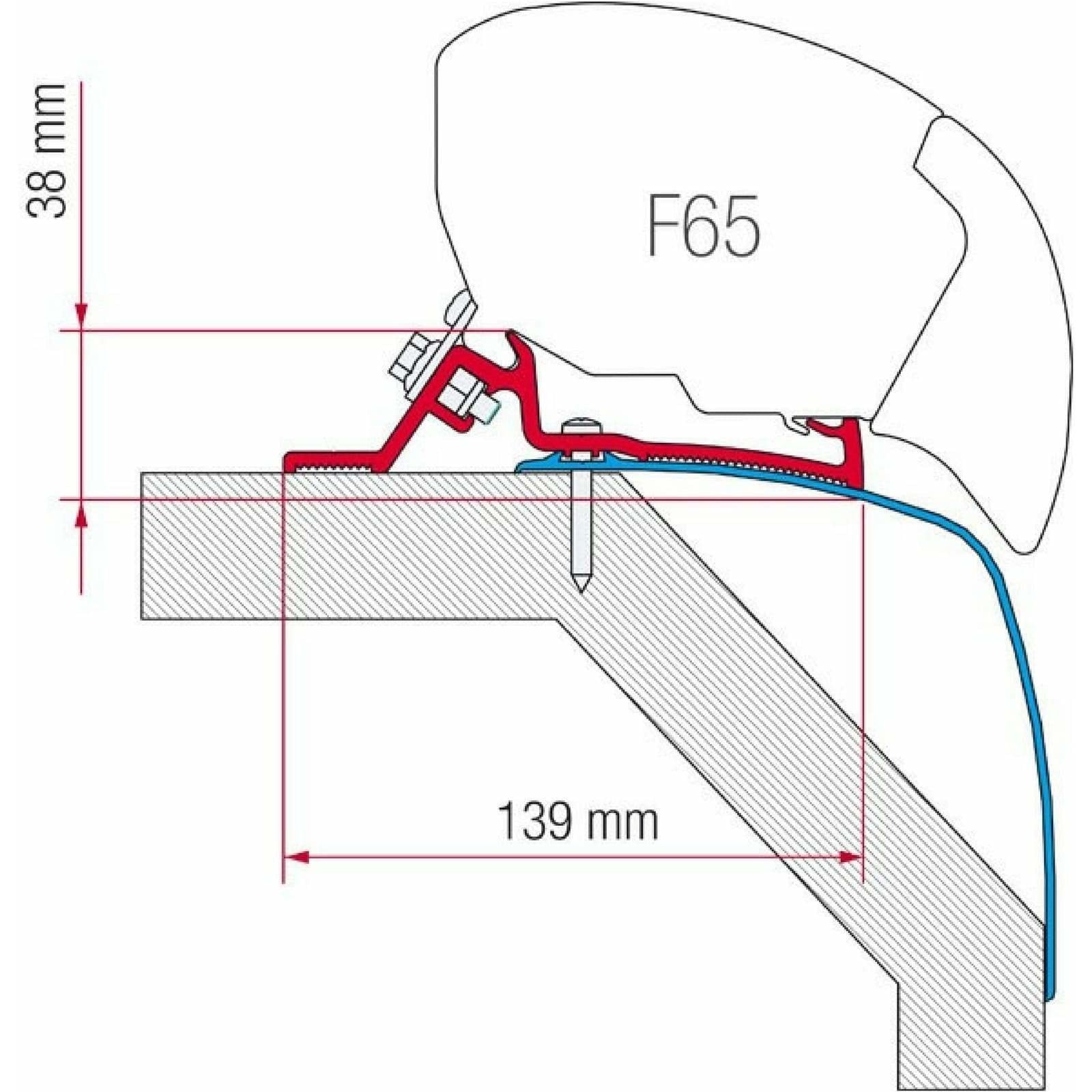 Fiamma Laika Rexosline Awning Adapter Kit made by Fiamma. A Awning Adapter sold by Quality Caravan Awnings