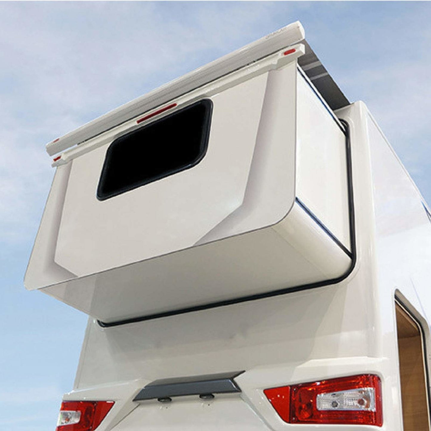 Fiamma Slide Out Deep Black Pop-out Wall Awning made by Fiamma. A Motorhome Awnings sold by Quality Caravan Awnings