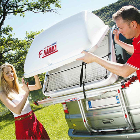 Fiamma Ultra-Box Motorhome Rear Box made by Fiamma. A Roof Boxes sold by Quality Caravan Awnings