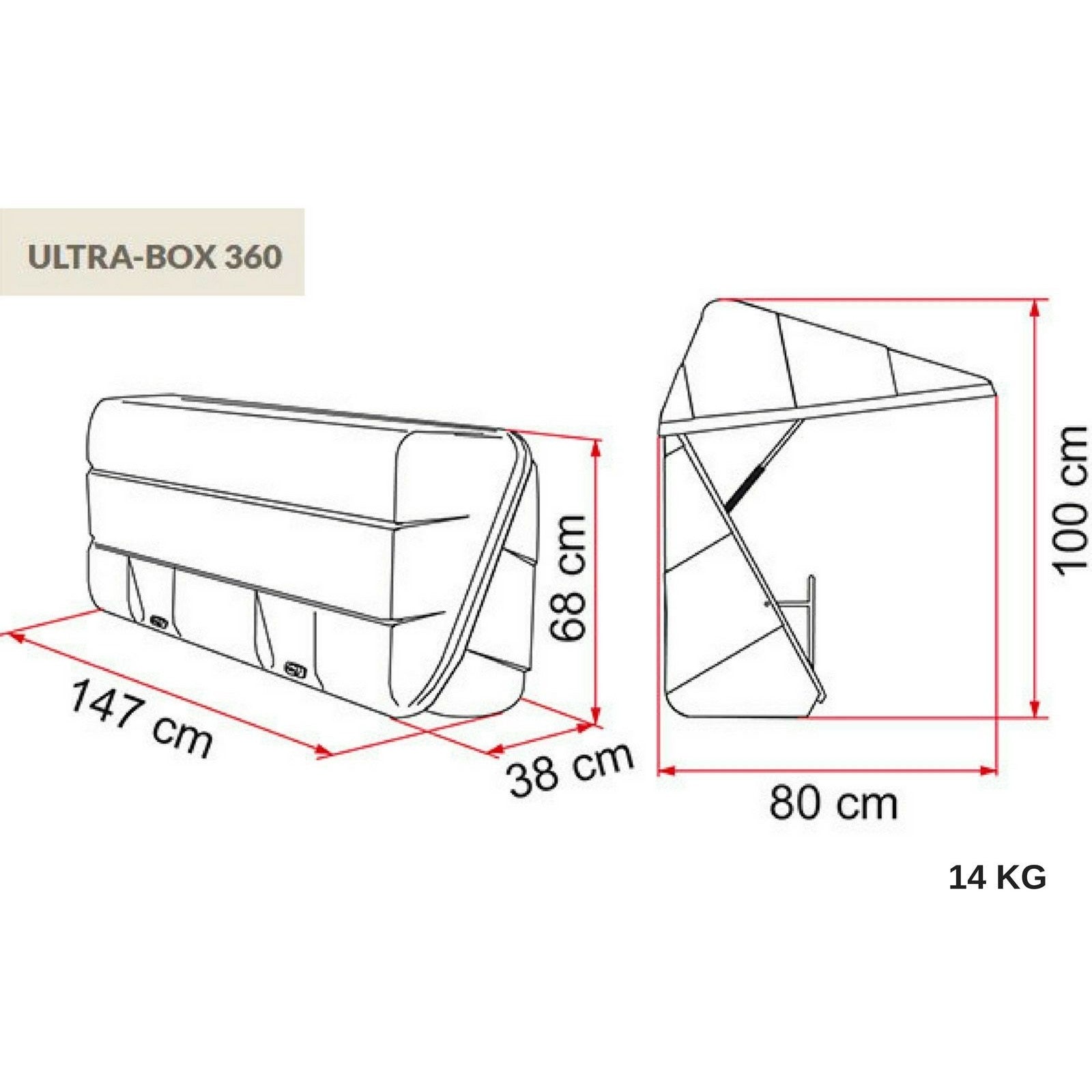 Caravan Rear Boxes Fiamma Ultra-Box Motorhome Rear Box | Quality Caravan Awnings