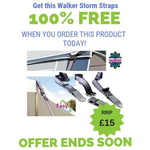 Walker Atrium 300 Full Caravan Awning (2018) + Free Storm Straps - Quality Caravan Awnings