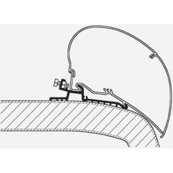 Thule Omnistor Hymer Sx Awning Adapter Series 6 308087 made by Thule. A Add-ons sold by Quality Caravan Awnings