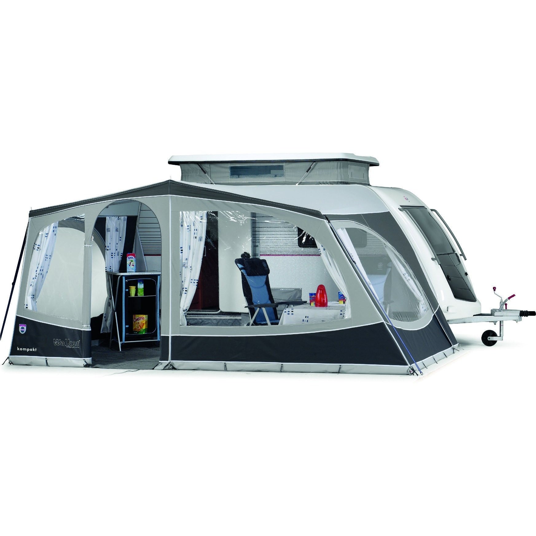 Walker Kip Kompakt Caravan Awning (2018) + FREE Storm Straps - Quality Caravan Awnings