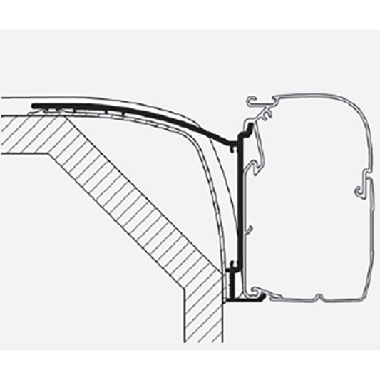 Thule Omnistor Laika Ecovip - Rexosline Awning Adapter 308047 made by Thule. A Add-ons sold by Quality Caravan Awnings